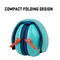 Ultrx Children's Passive Hearing Earmuff, Teal 4115 - alternate 3
